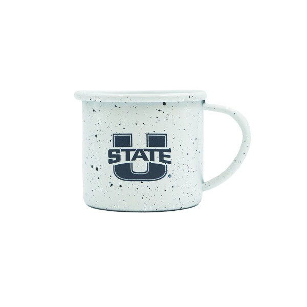 U-State Campfire Mug Shot Glass white
